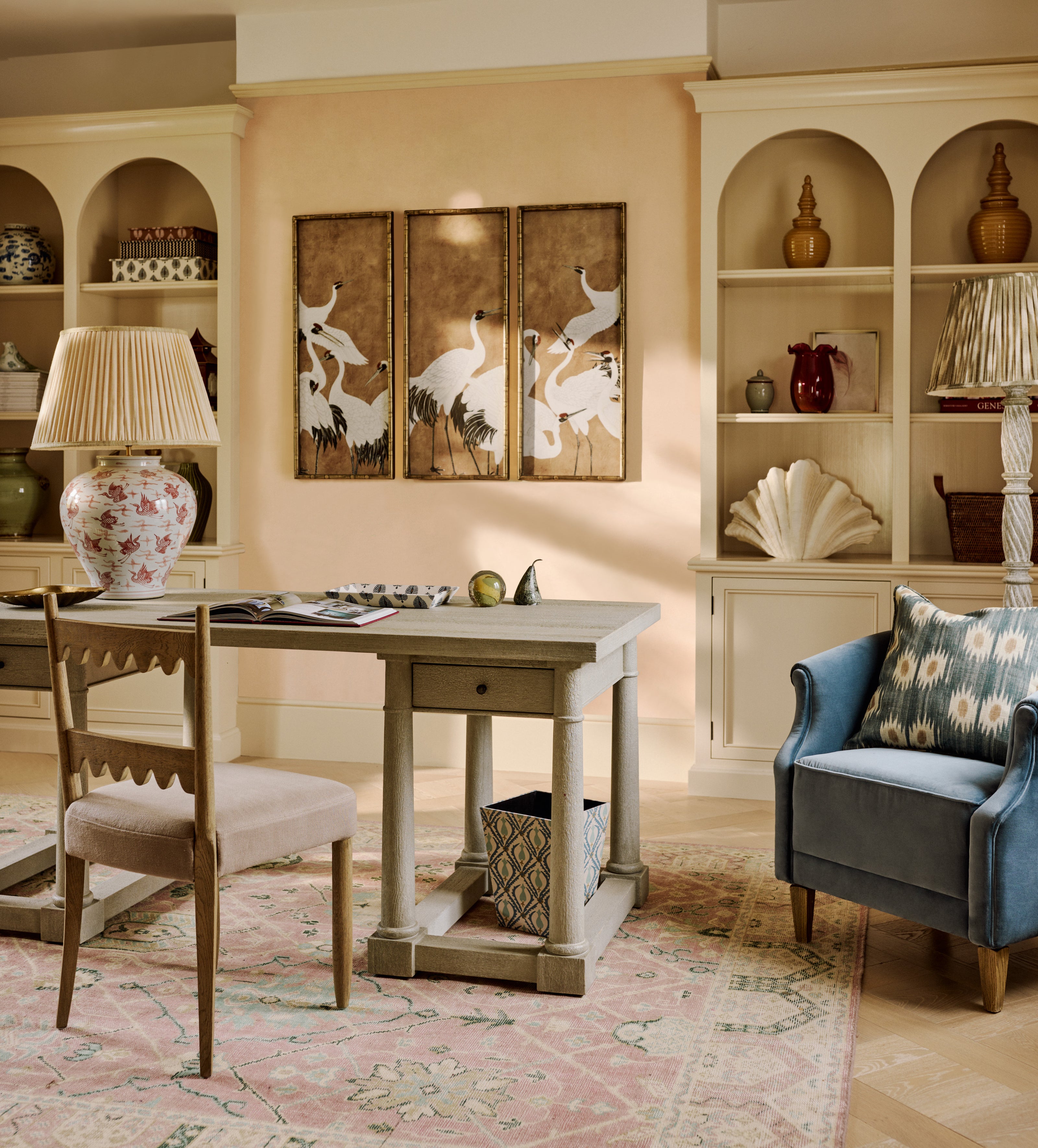 Chawton Desk - Warm Grey