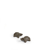 Chelona Pair of Tortoises - Antique Grey