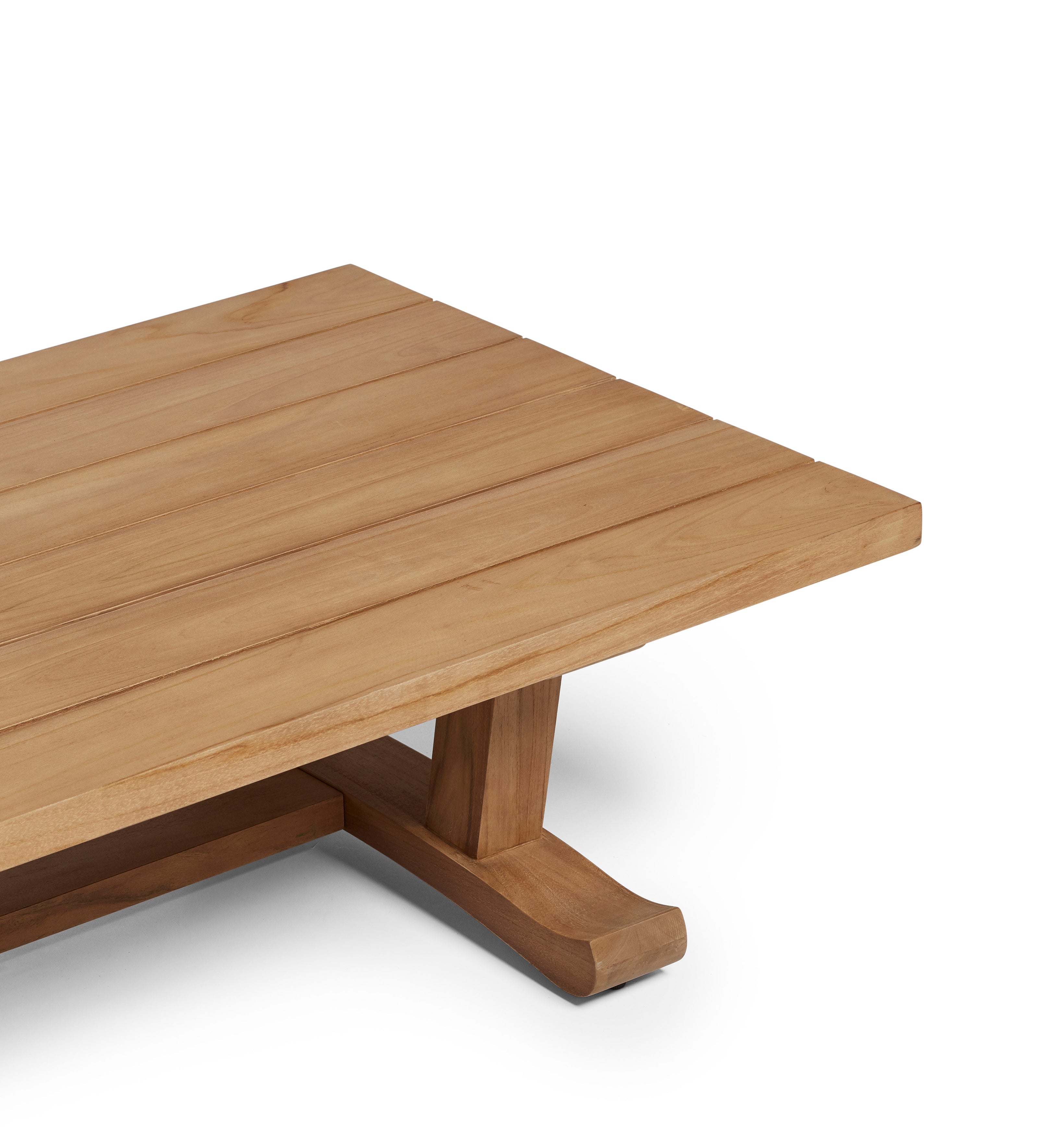 Cintre Coffee Table - Natural Teak