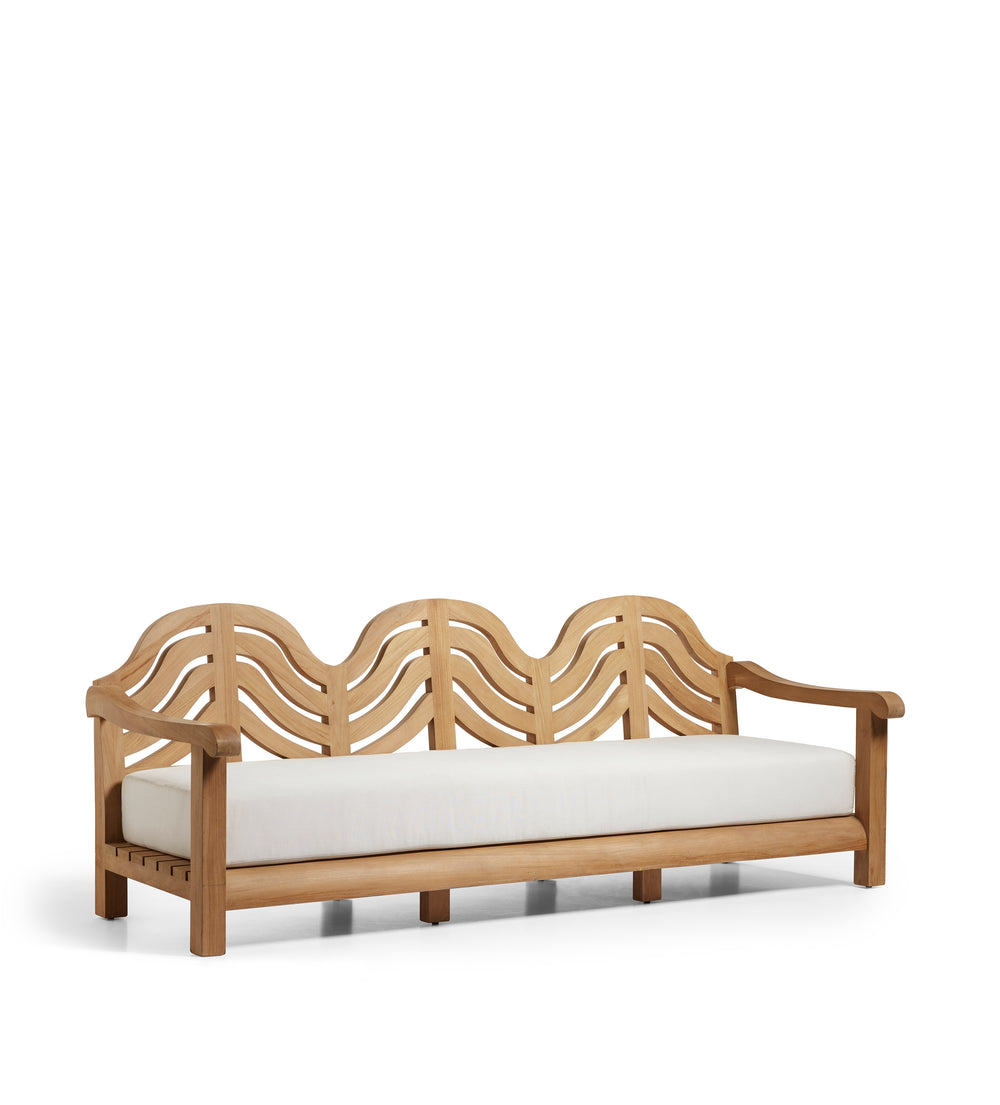 Cintre Sofa - Natural Teak