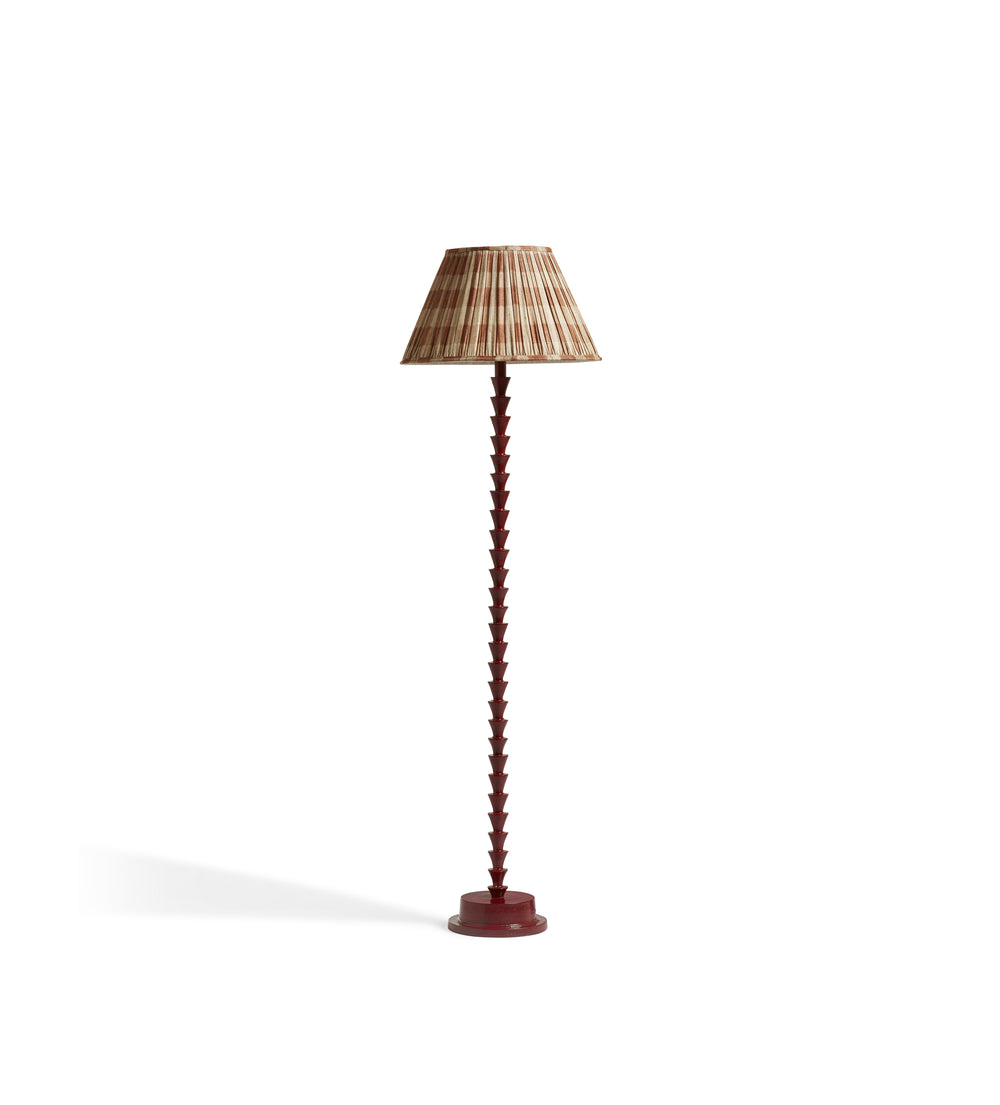 Clara Floor Lamp - Dark Red