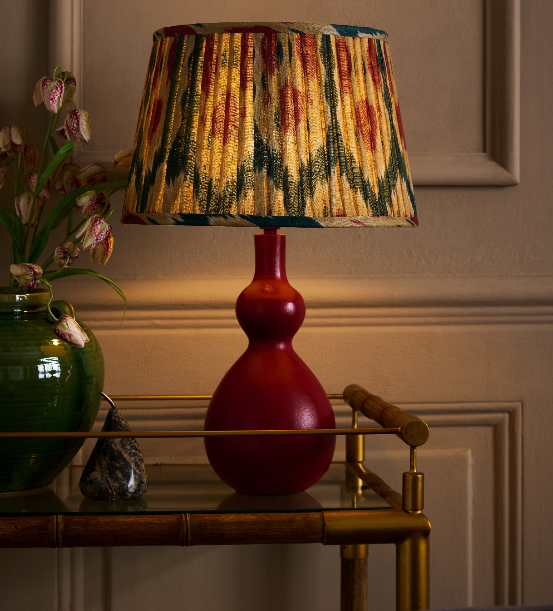 Clarus Lamp Base - Red