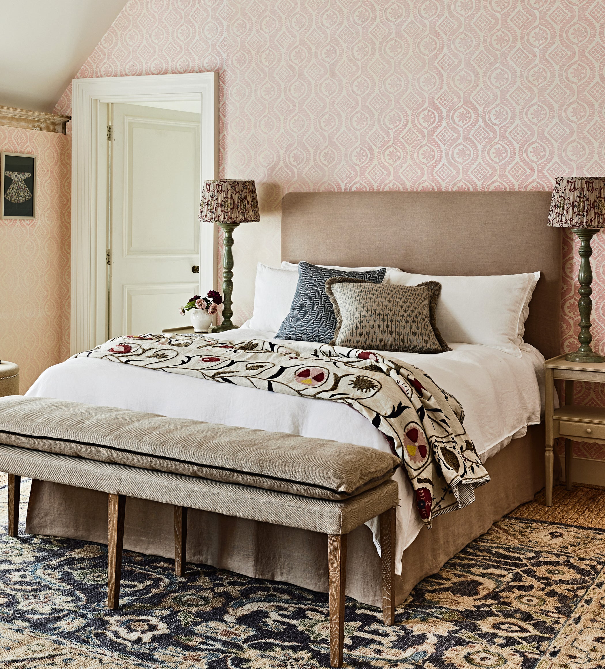 Classic High Rise Headboard - Super King - Multi