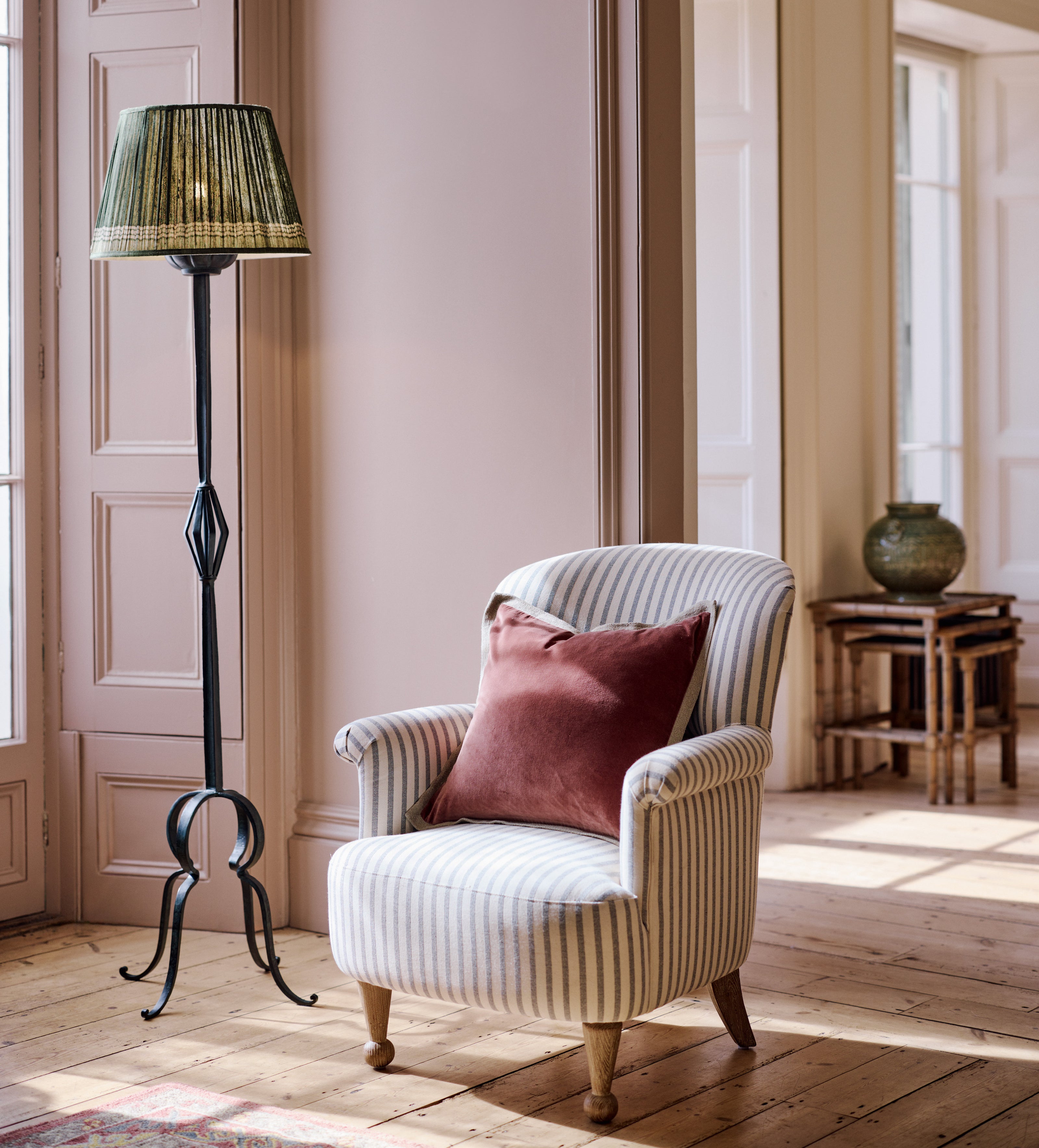 Clementina Floor Lamp Base - Verdigris