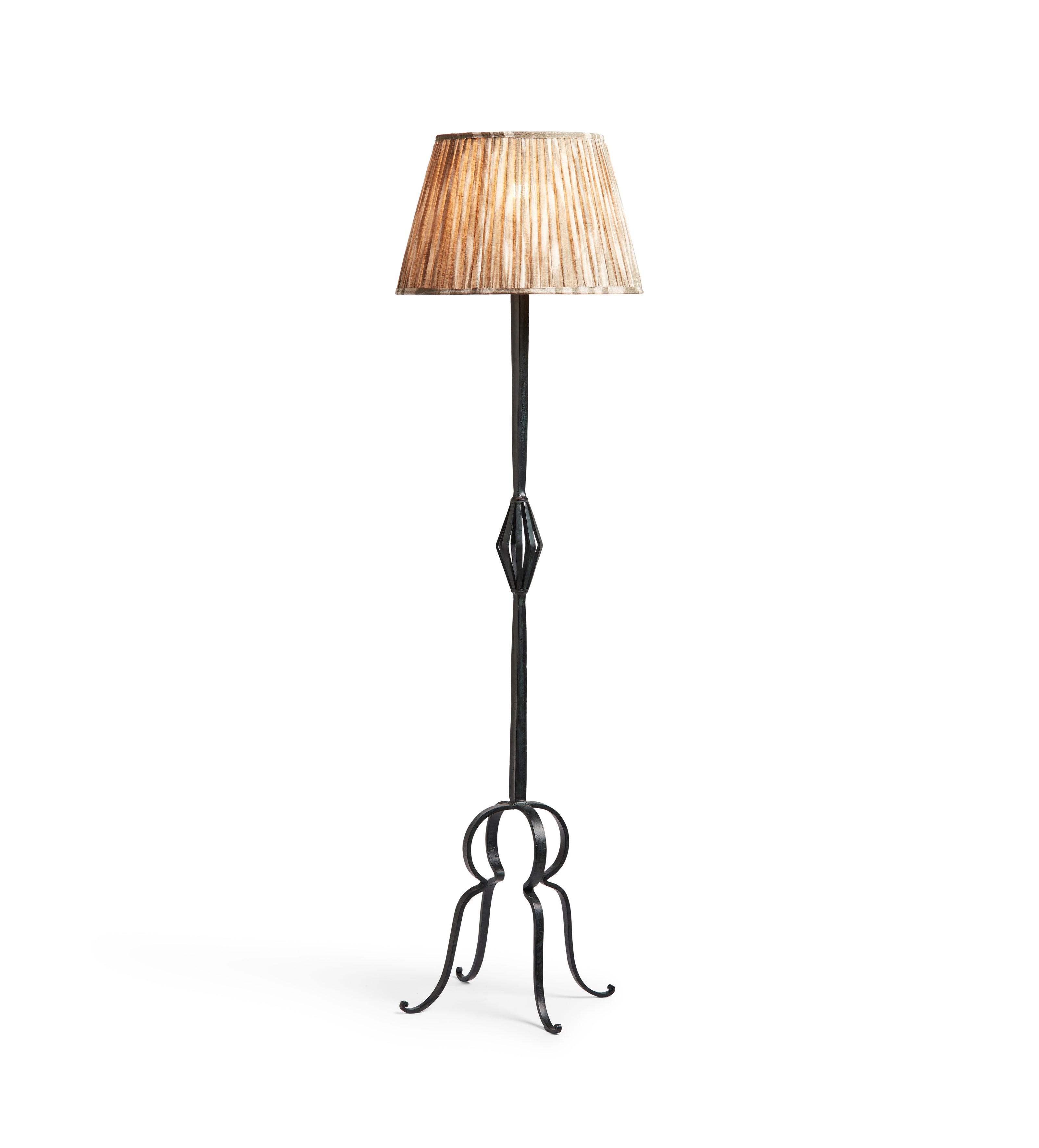 Clementina Floor Lamp Base - Verdigris
