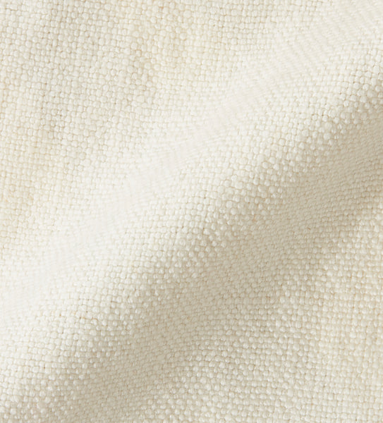 Clever Linen Fabric Swatch - Dyed Oyster White | OKA