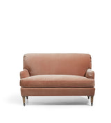Coleridge Velvet 2-Seater Sofa - Apricot