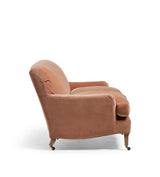 Coleridge Velvet 3-Seater Sofa - Apricot