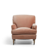 Coleridge Velvet Armchair - Apricot