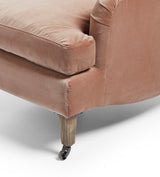 Coleridge Velvet Armchair - Apricot
