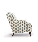 Coleridge Ocellus Armchair with Fixed Velvet Cover - Natural