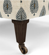 Coleridge Ocellus Armchair with Fixed Velvet Cover - Natural
