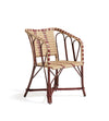 Colette Garden Dining Chair - Natural/Red