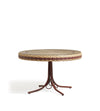 Colette Garden Dining Table - Natural/Red