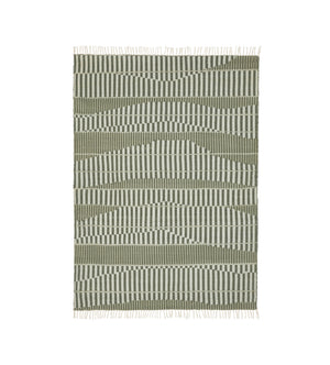 Collina Indoor/Outdoor Rug 180x275cm - Lake Green | OKA
