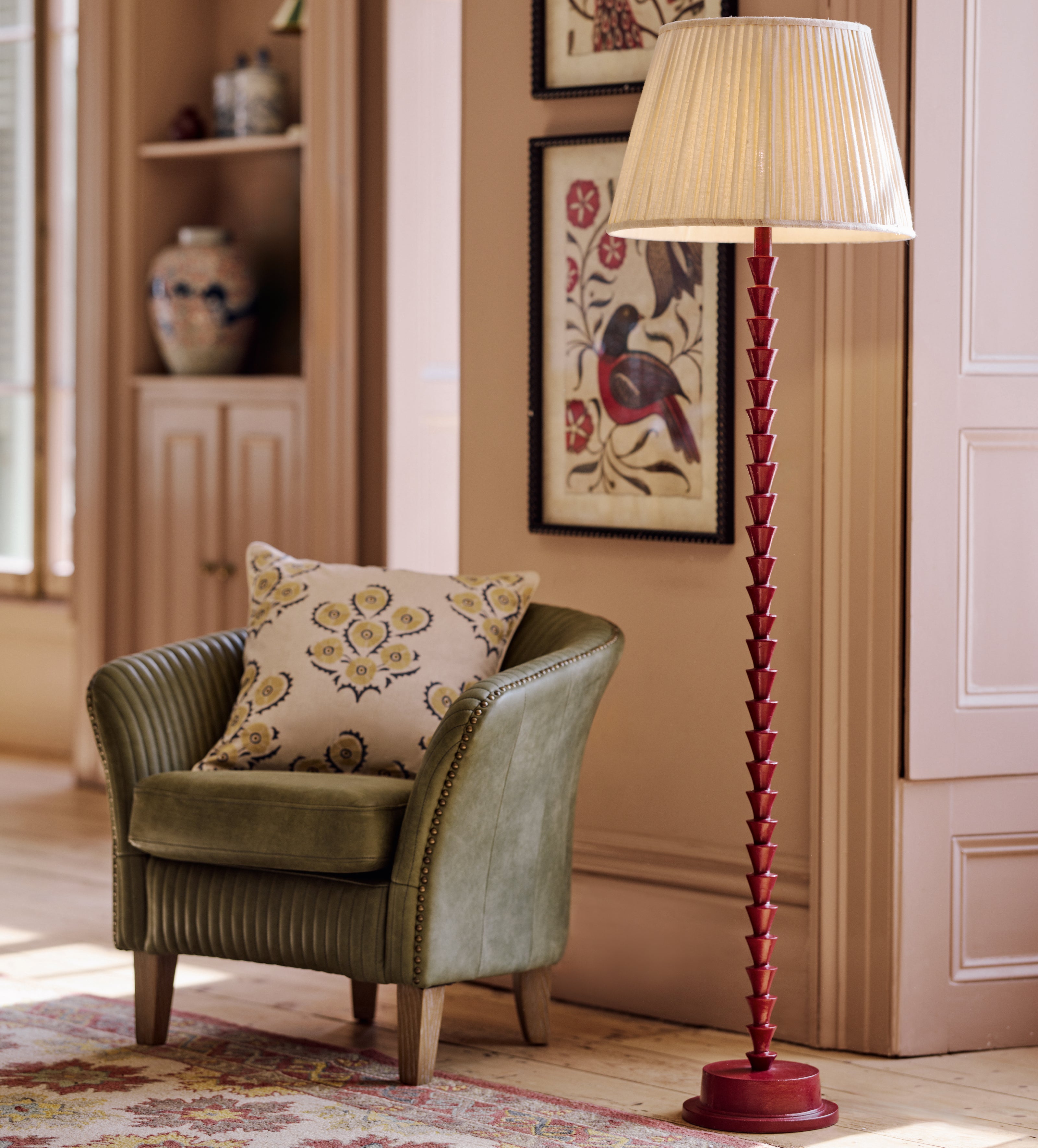 Crosby Leather Armchair - Spruce