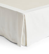 Bed Valance 100% Cotton - King Size - Off-White
