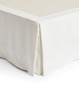Bed Valance 100% Cotton - Super King - Off-White