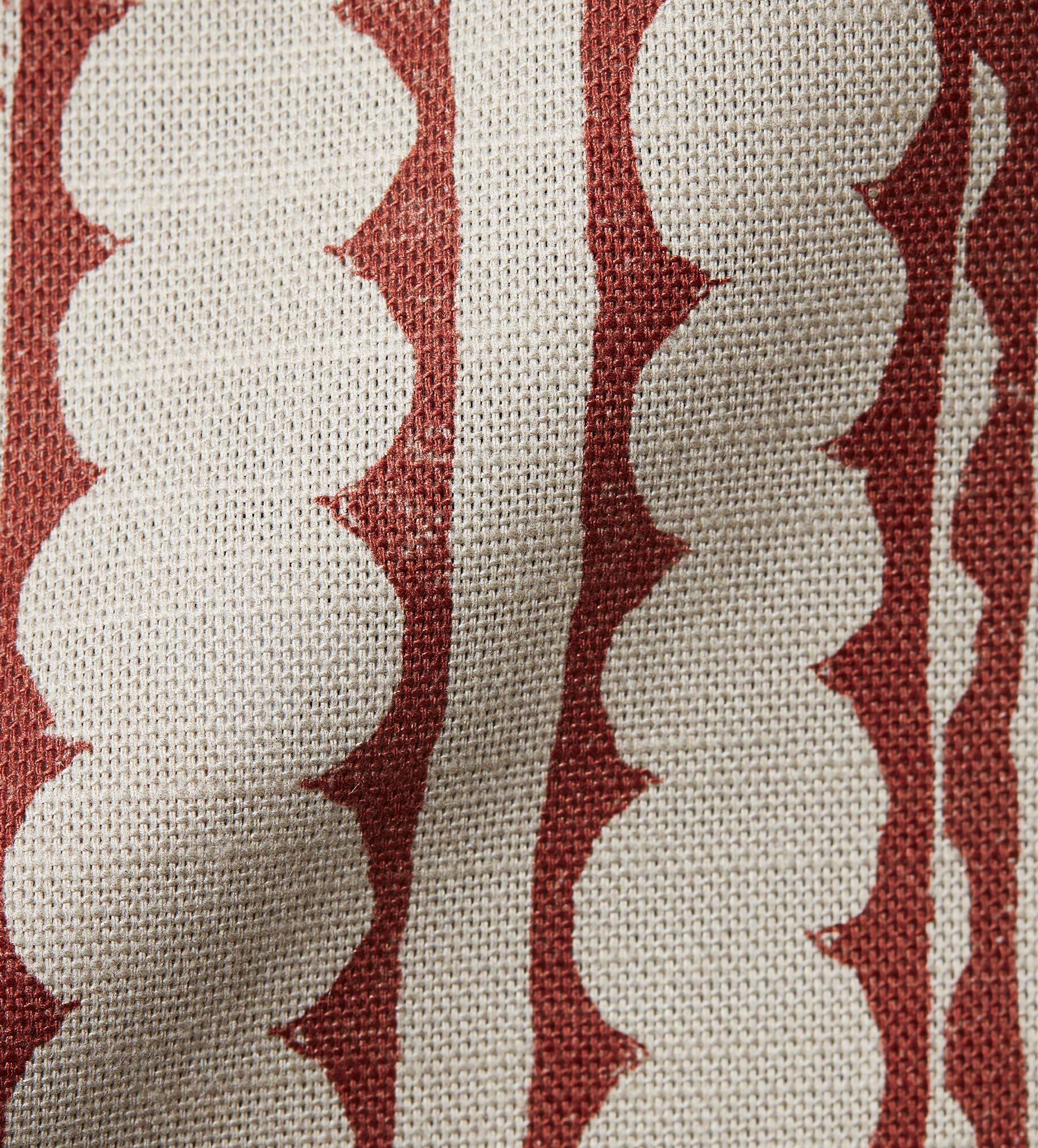 Huaca Stripe Print - Blood Orange