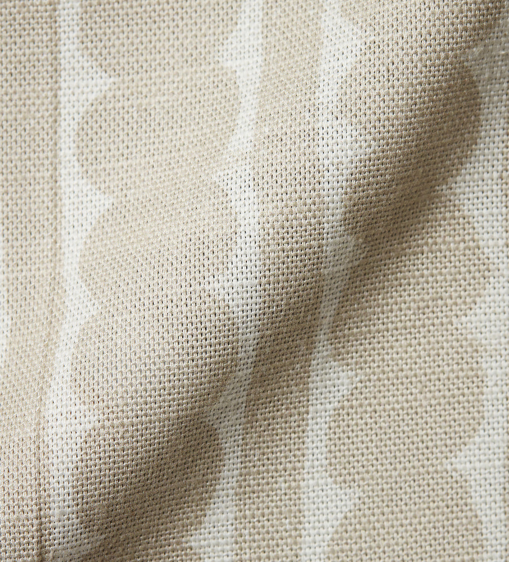 Print Huaca Cotton Fabric Swatch - Chalk