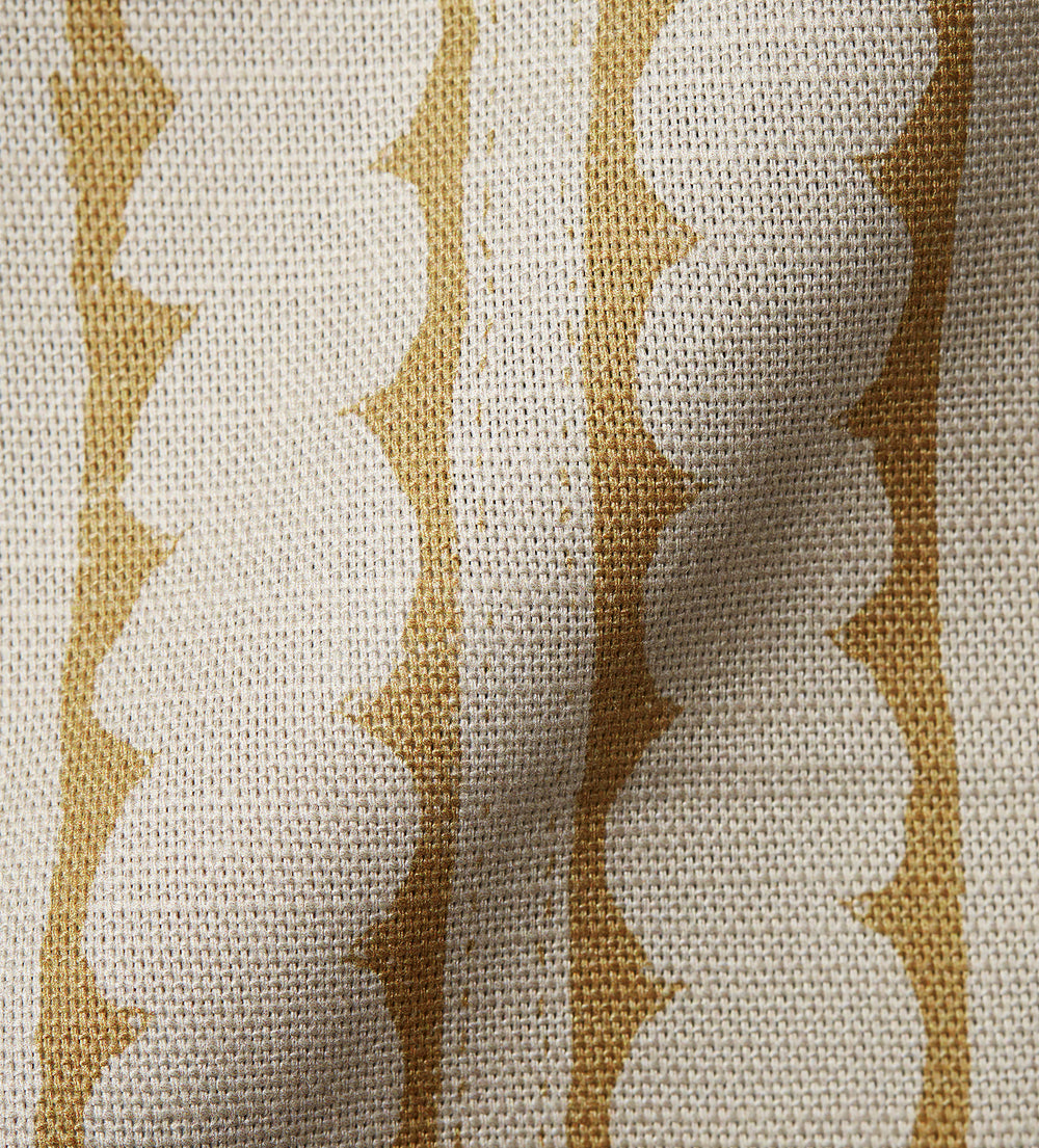 Print Huaca Cotton Fabric Swatch - Dijon