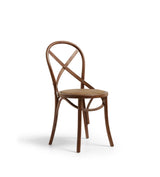 Croix Rattan Dining Chair - Burnt Oak
