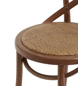 Croix Rattan Dining Chair - Burnt Oak