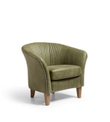 Crosby Leather Armchair - Spruce