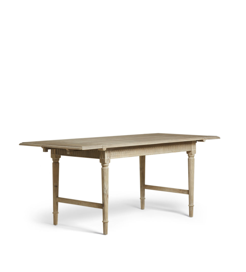 Cythera Extendable Dining Table - Distressed Grey