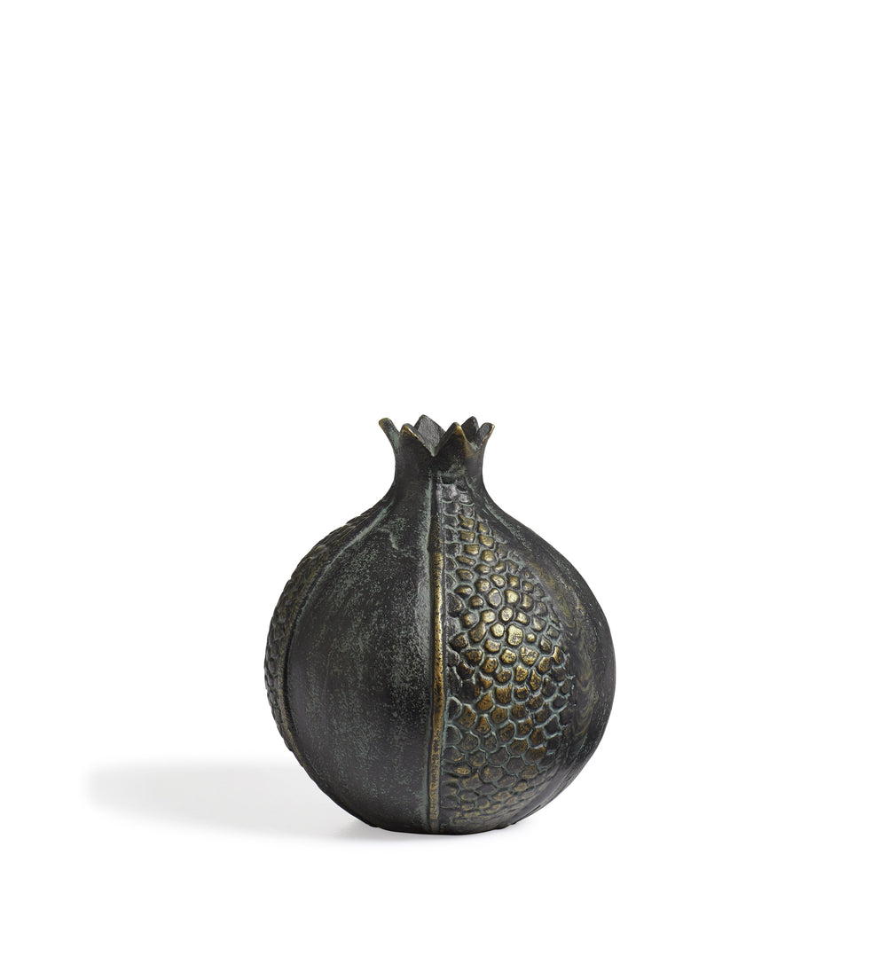 Decorative Pomegranate - Verdigris
