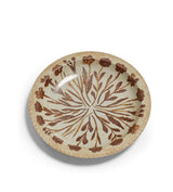 Dela Round Serving Platter - Brown