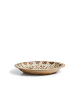 Dela Round Serving Platter - Brown