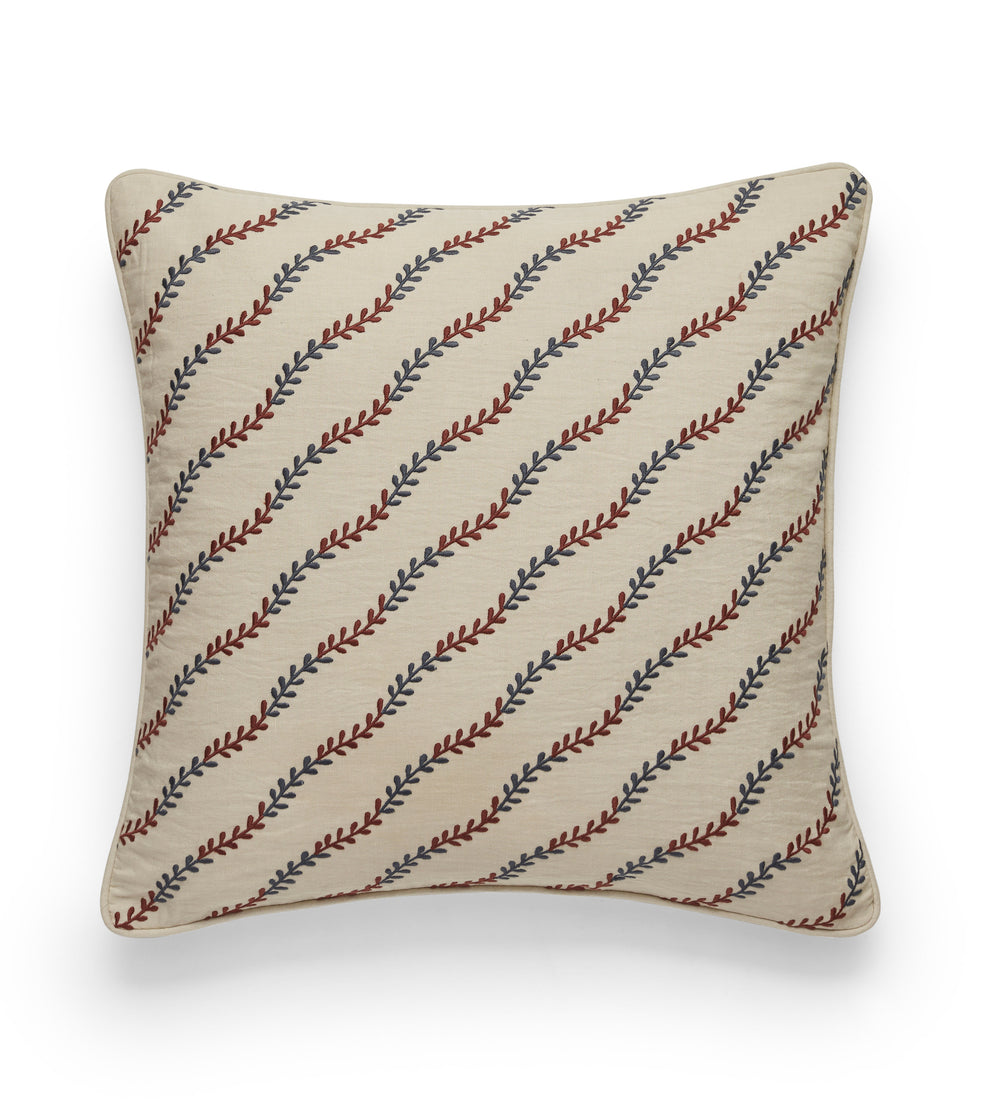Delen Cushion Cover - Red/Air Force Blue
