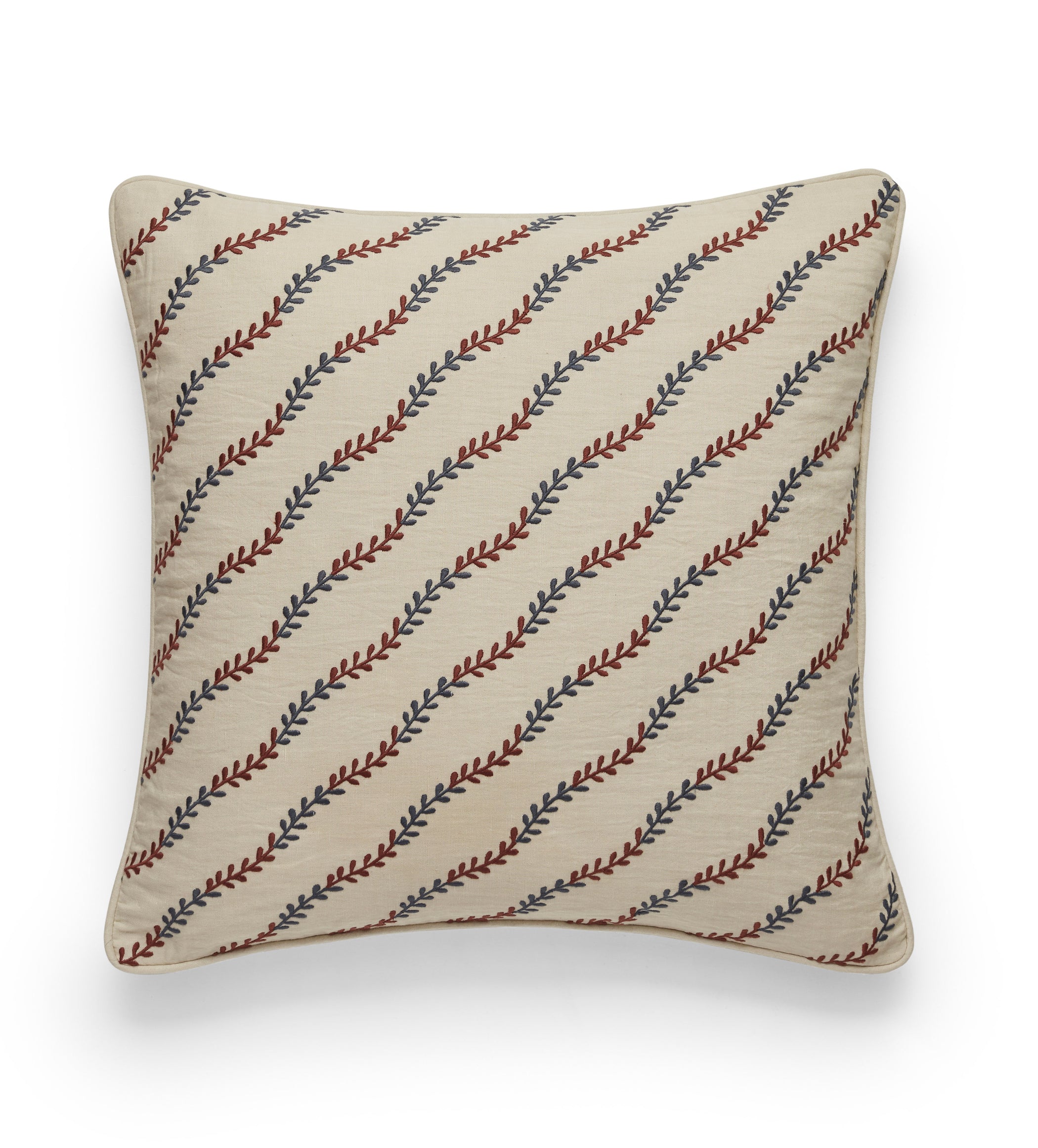 Delen Cushion Cover - Red/Air Force Blue
