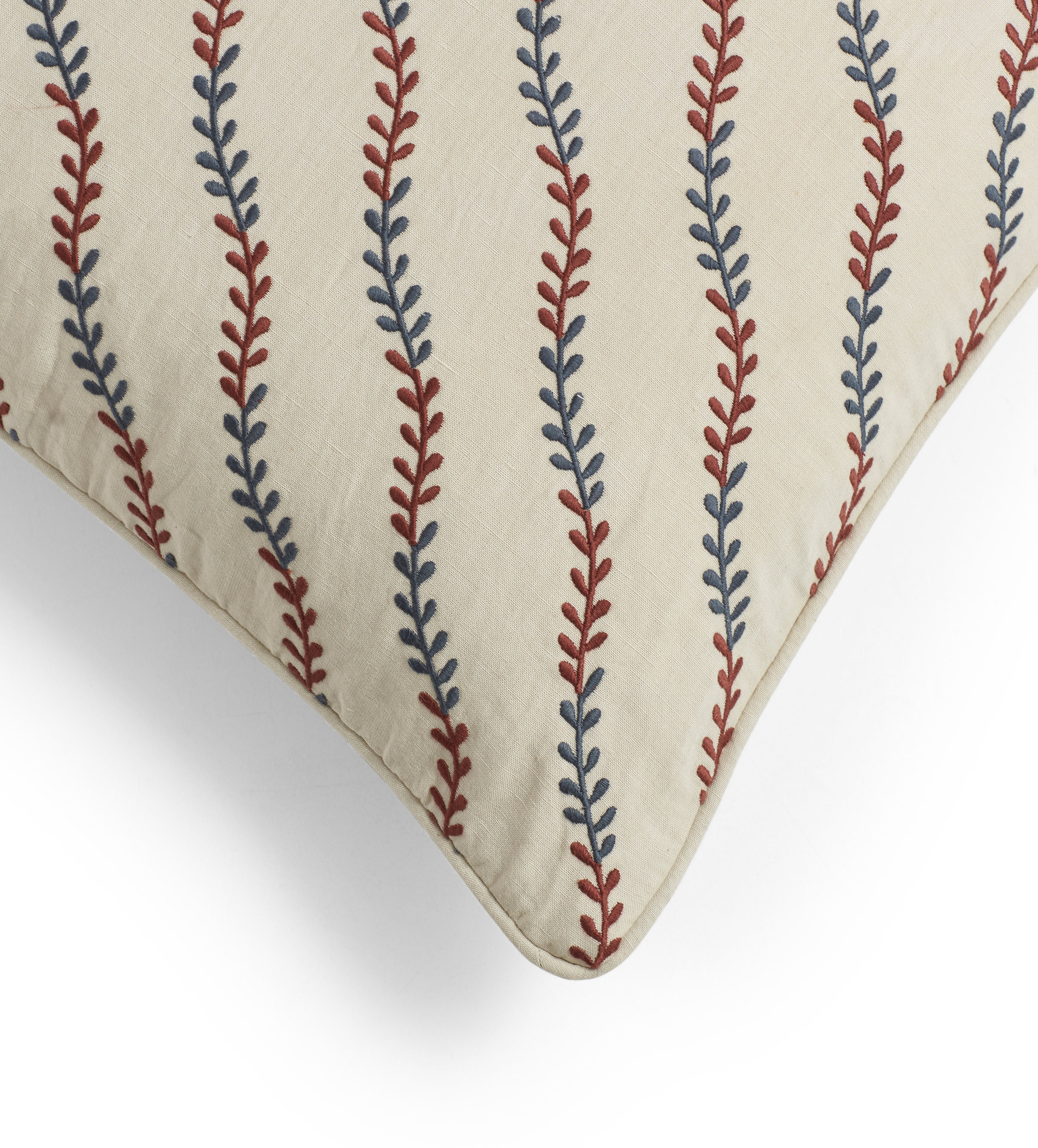 Delen Cushion Cover - Red/Air Force Blue
