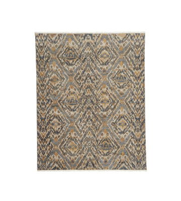 Dendron Rug 244x305cm - Warm Natural/Blue
