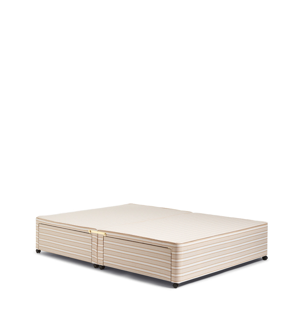 Divan Bed Base with Drawers - King Size - Natural