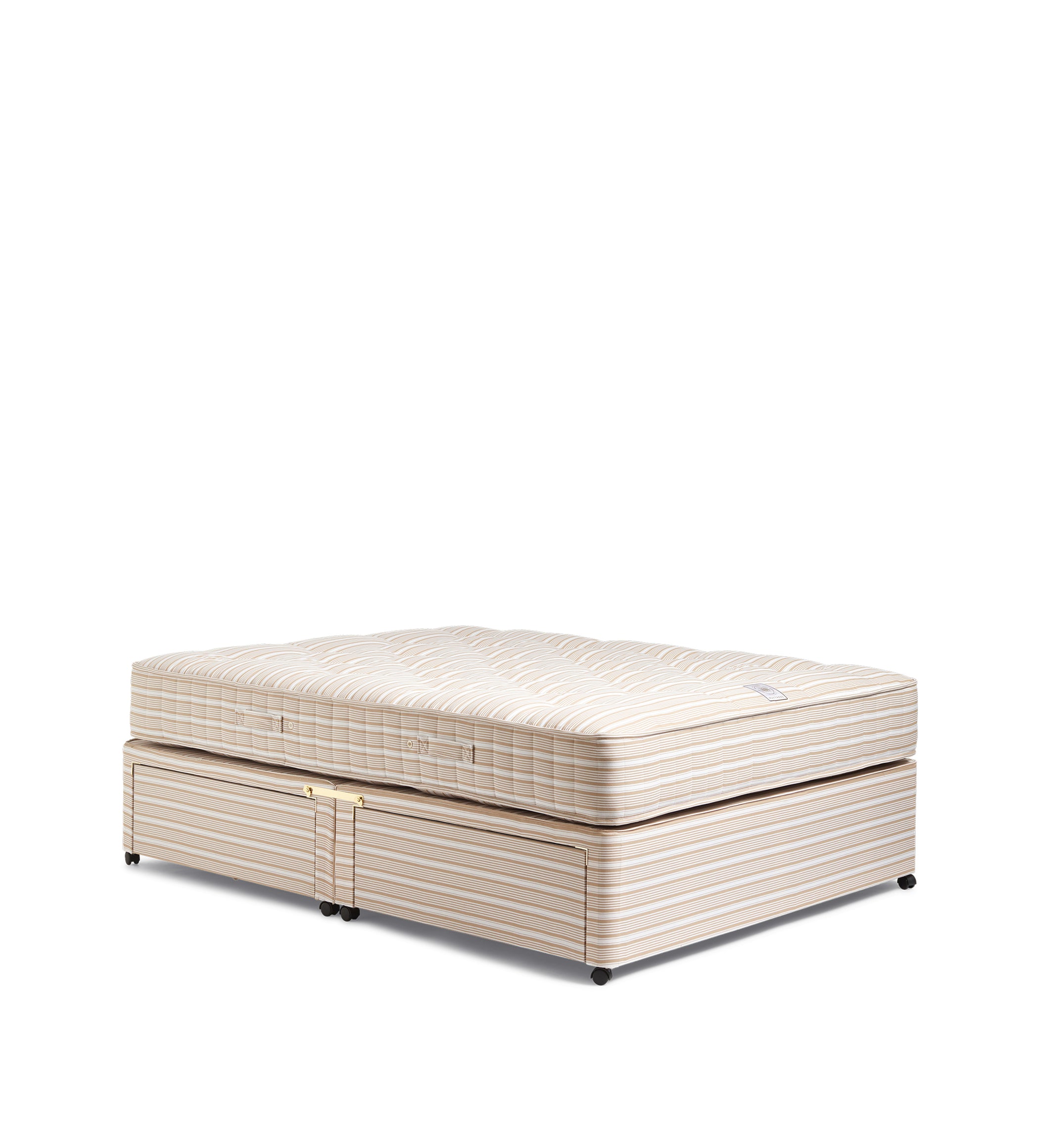Divan Bed Base with Drawers - King Size - Natural