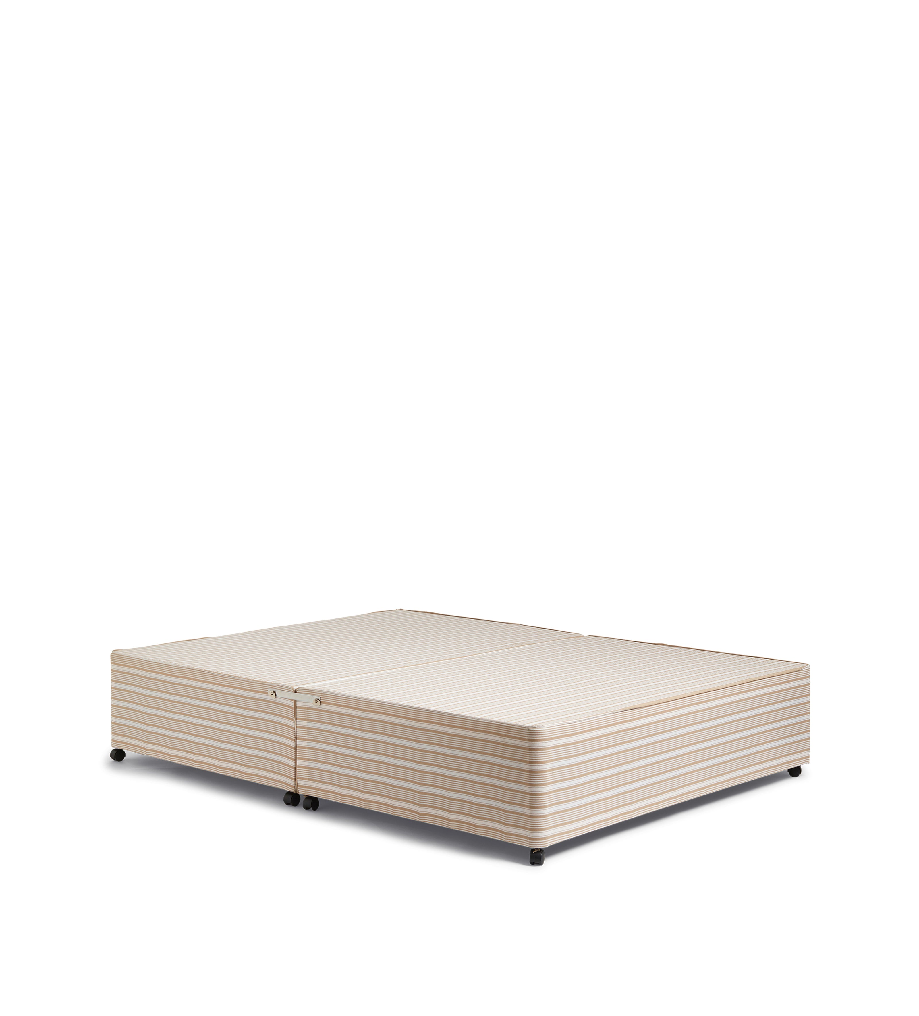 Divan Bed Base without Drawers - Double - Natural