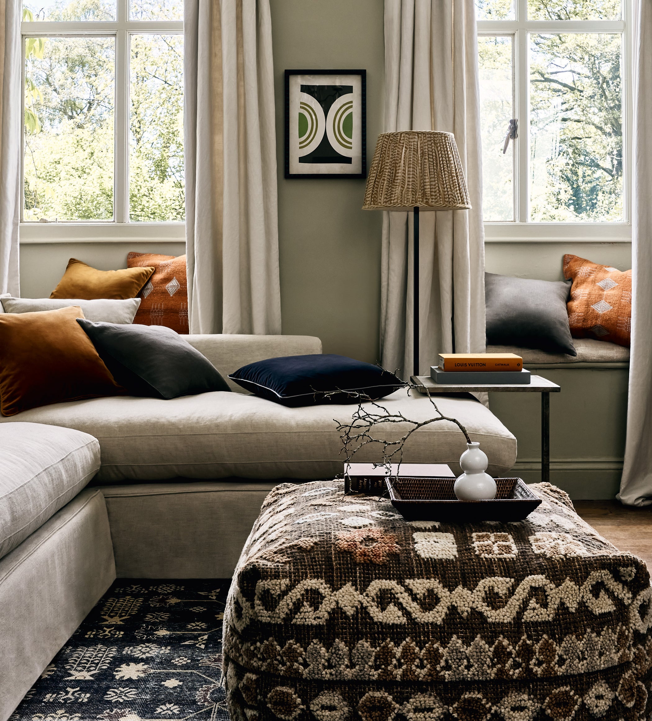 Droplet Floor Lamp Base - Antique Gold