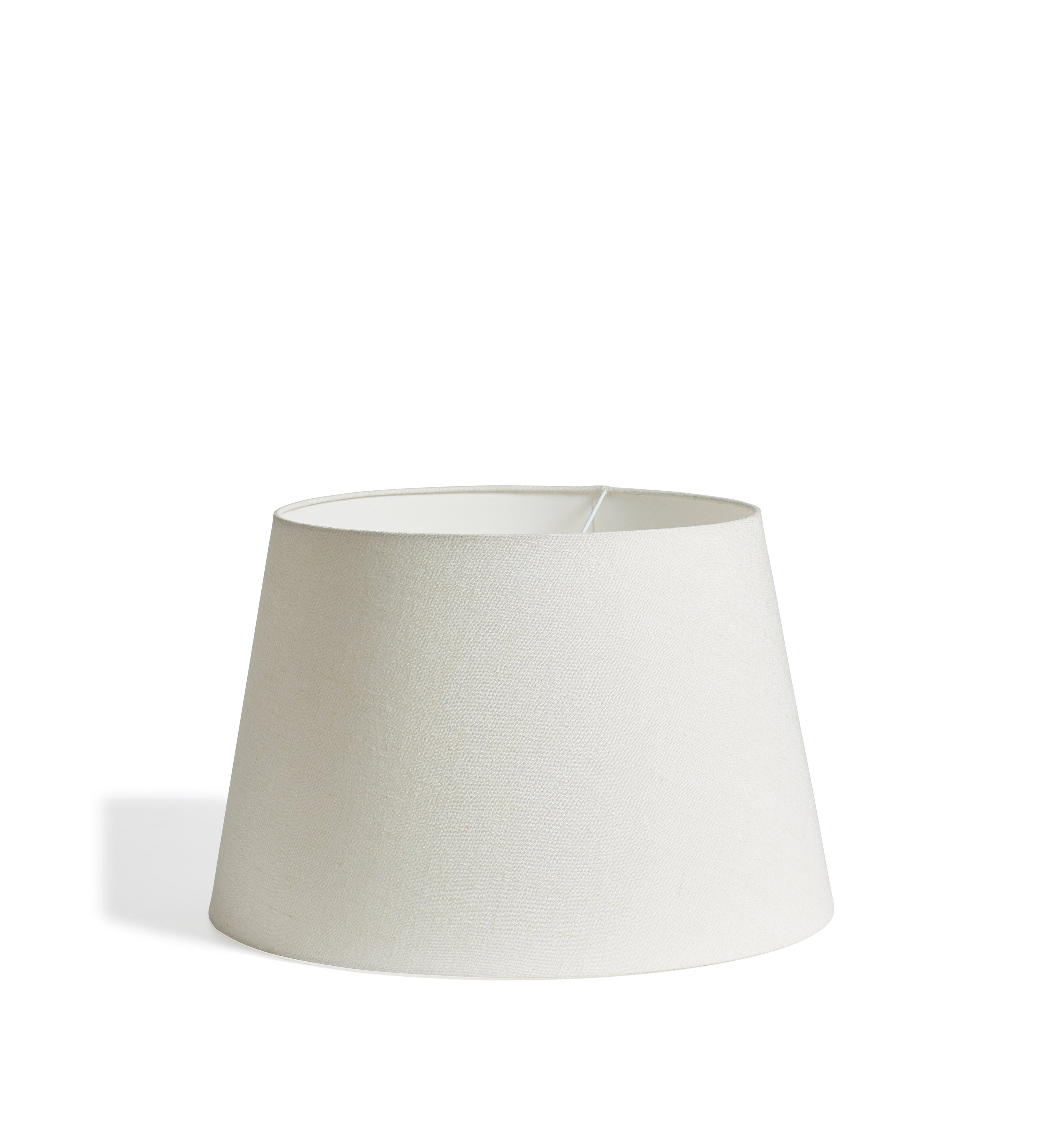 Drum Linen Lampshade 45cm - Off-White