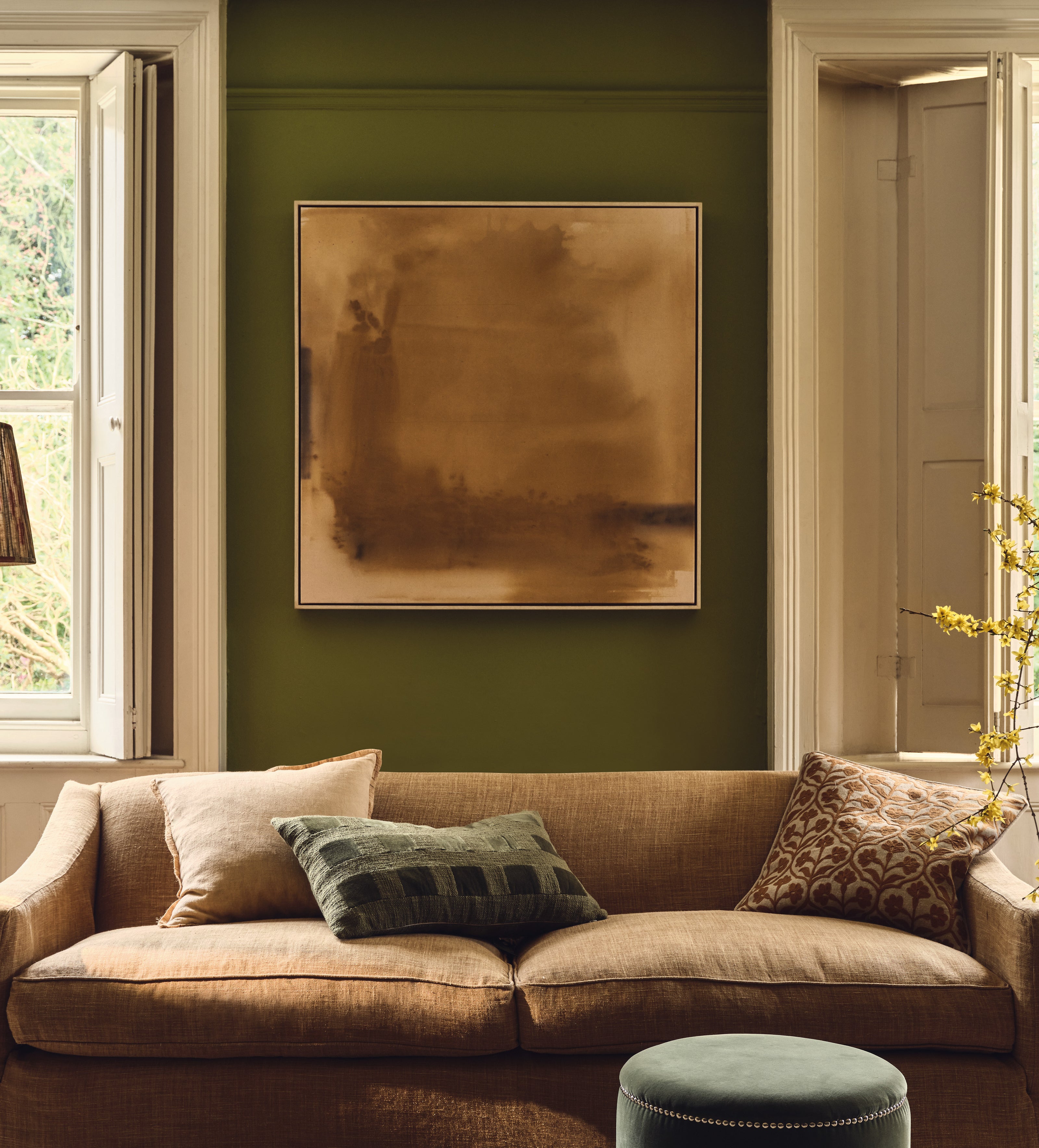 Edan Framed Wall Art - Dijon