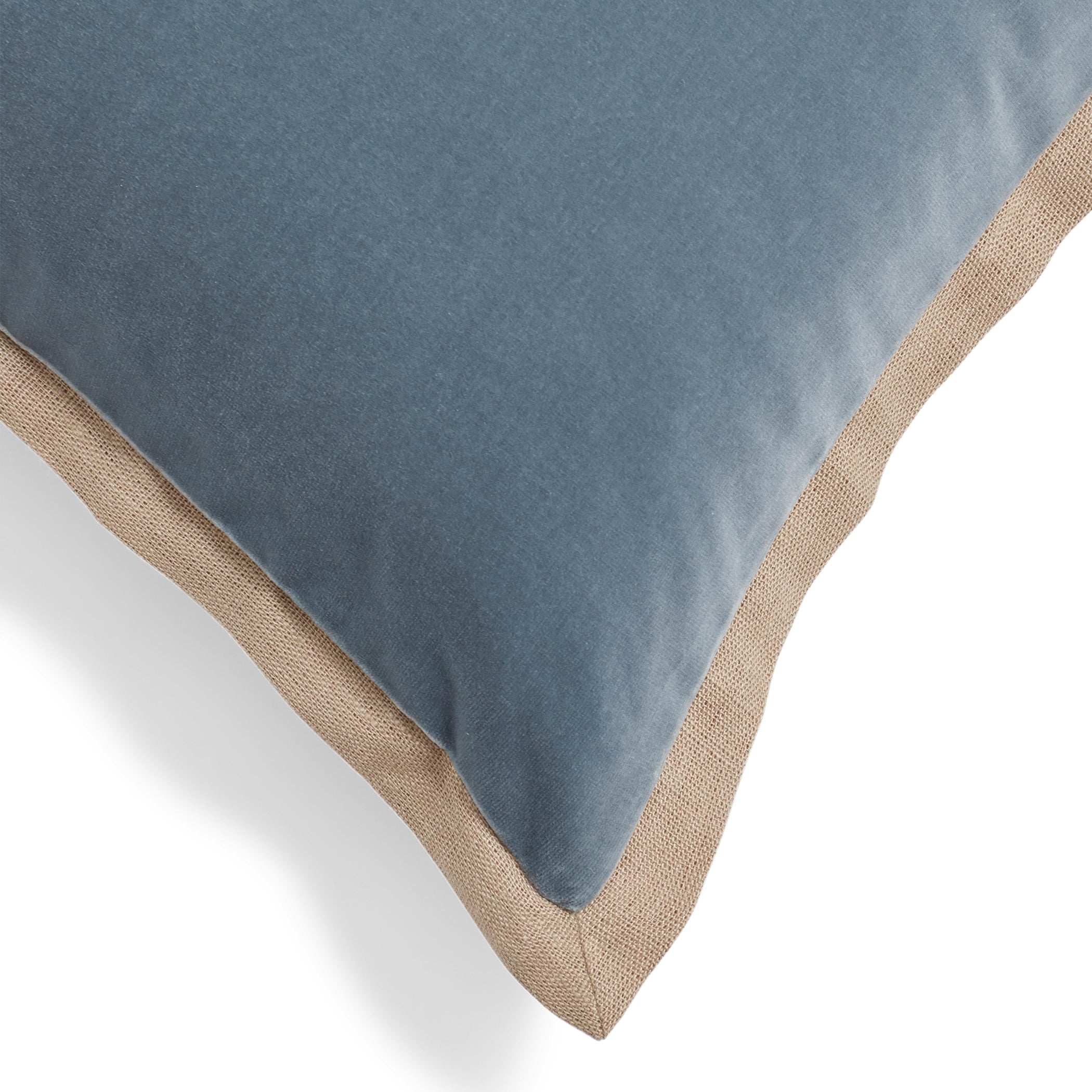 Edina Velvet Cushion Cover - Renoir Blue
