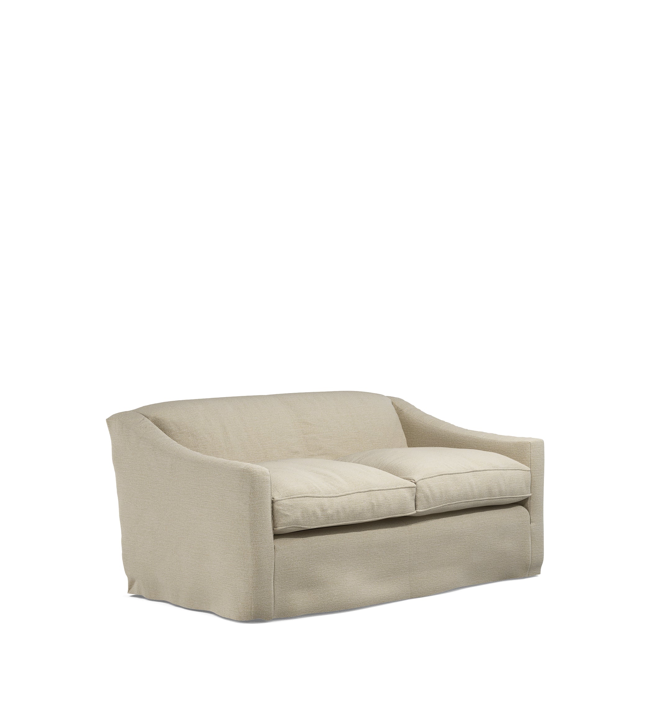 COVER ONLY - Egerton Clever Linen Loose Cover for 2-Seater Sofa - Dove