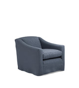 COVER ONLY - Egerton Clever Linen Loose Cover for Armchair - Petrol