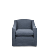 COVER ONLY - Egerton Clever Linen Loose Cover for Armchair - Petrol