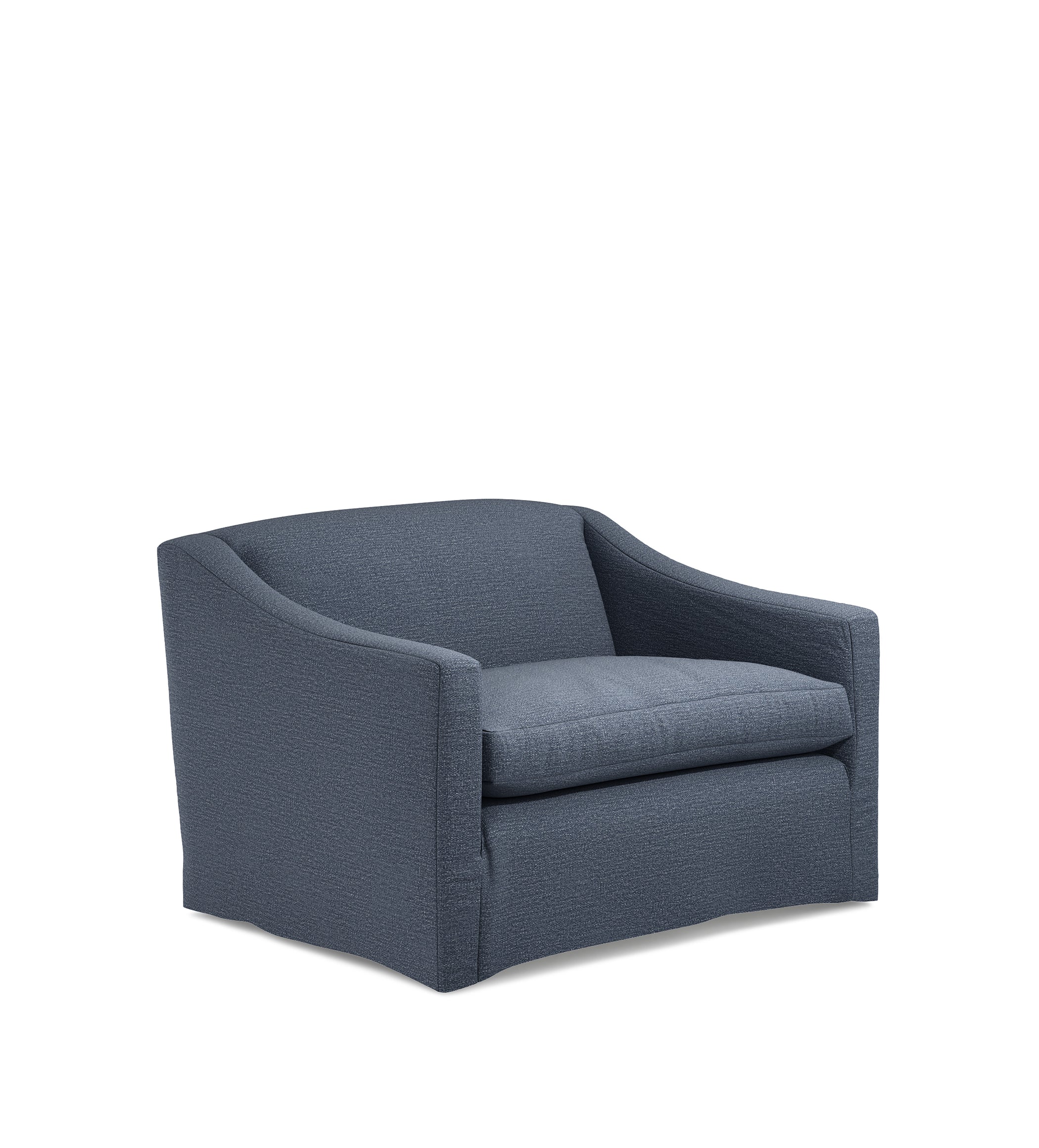 COVER ONLY - Egerton Clever Linen Loose Cover for Loveseat - Petrol