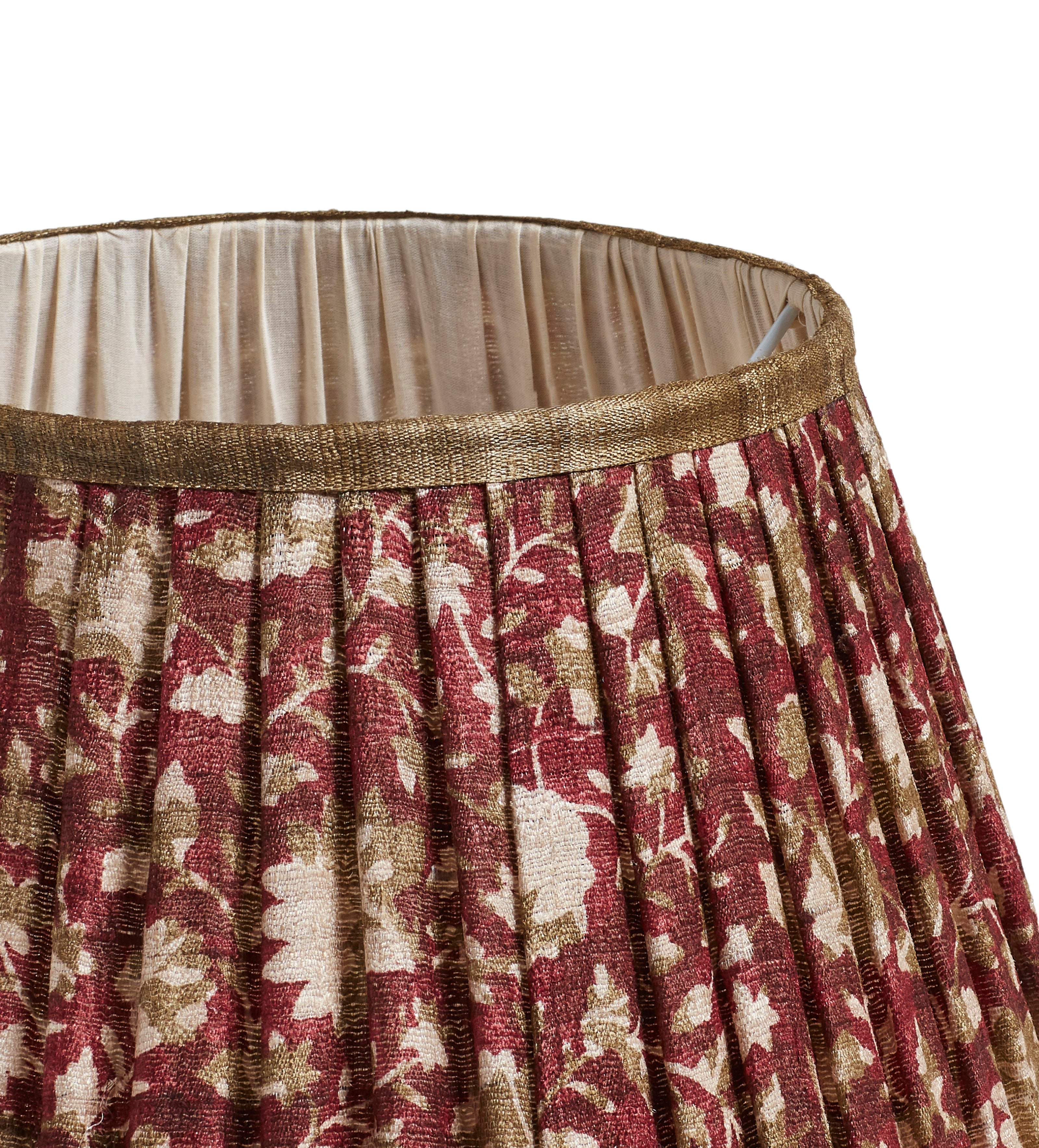 Eirys Lampshade 35cm - Warm Red/Hemp