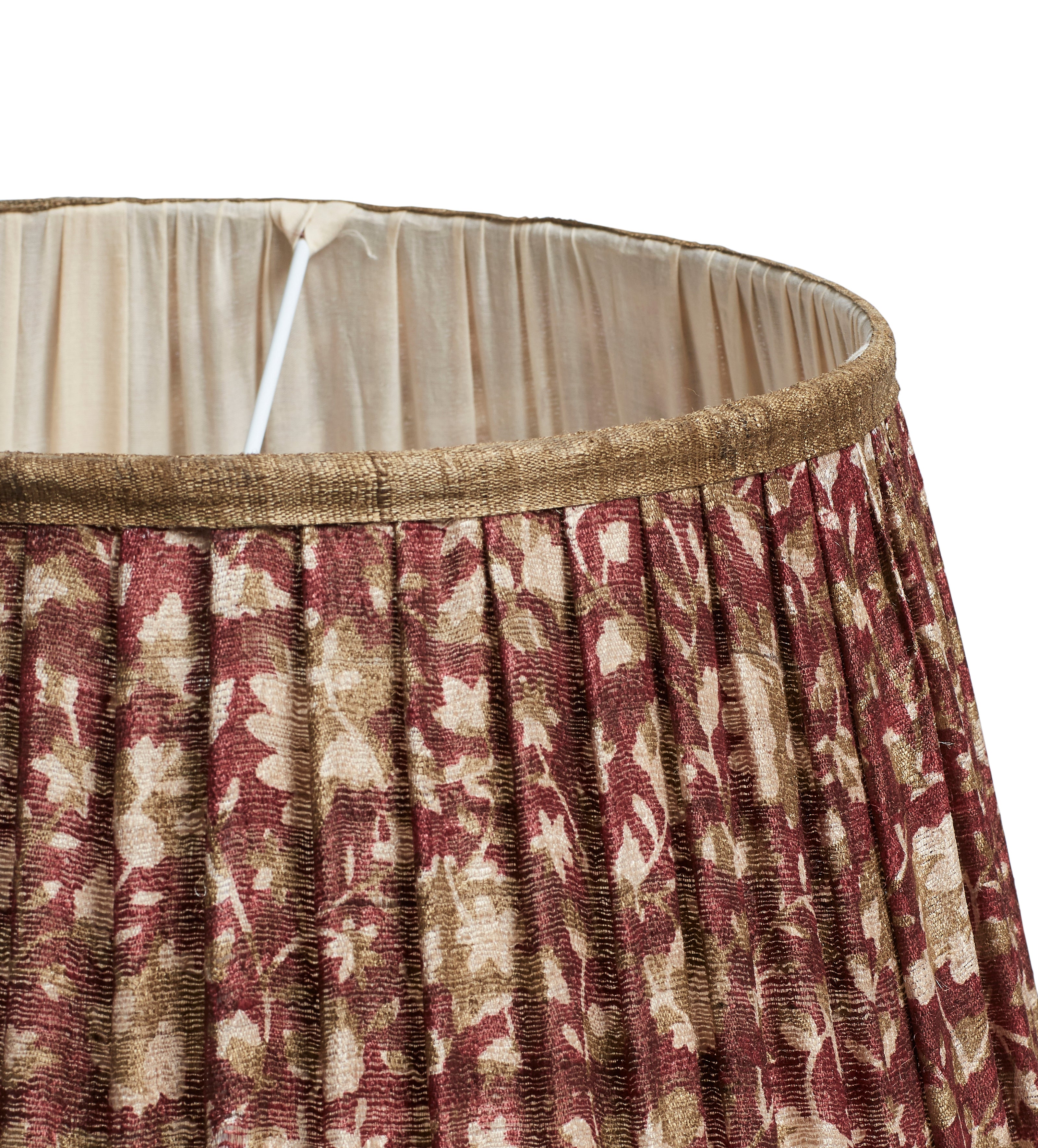 Eirys Lampshade 45cm - Warm Red/Hemp