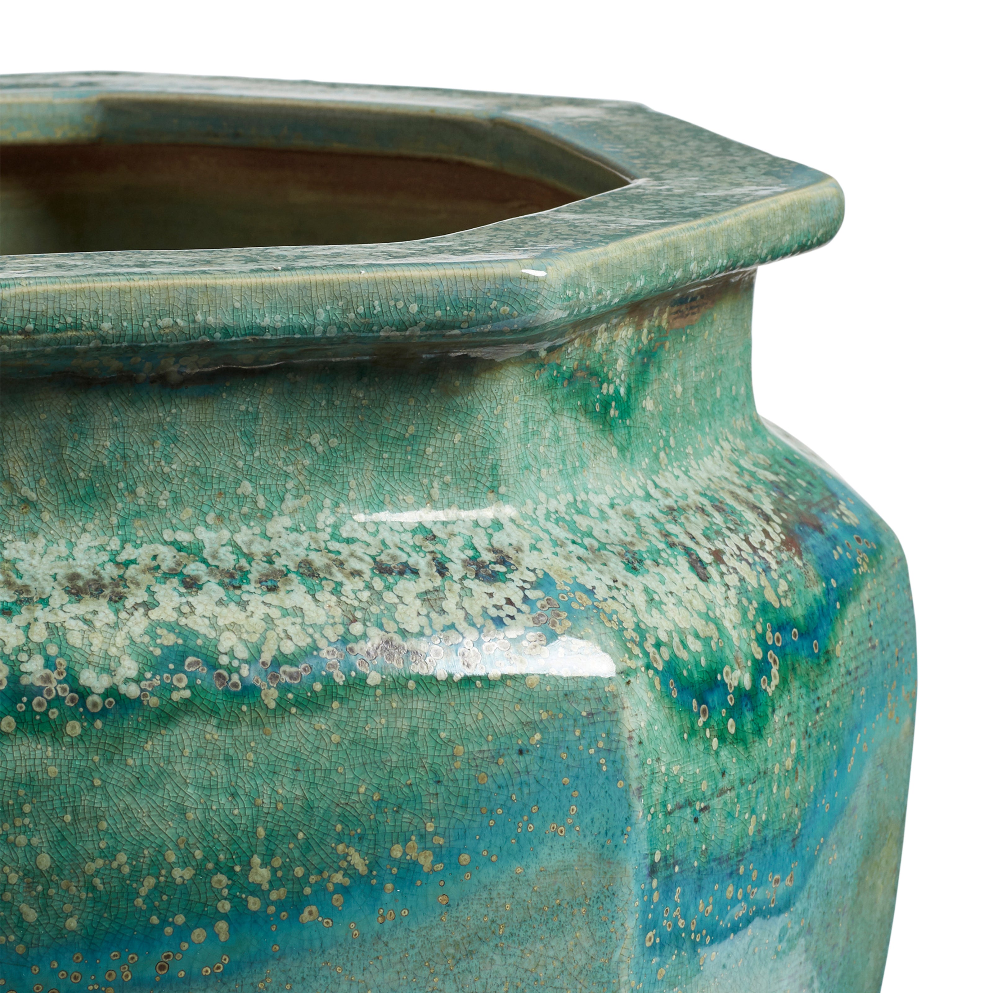 oka plant pots Eldoris Planter - Antique Green